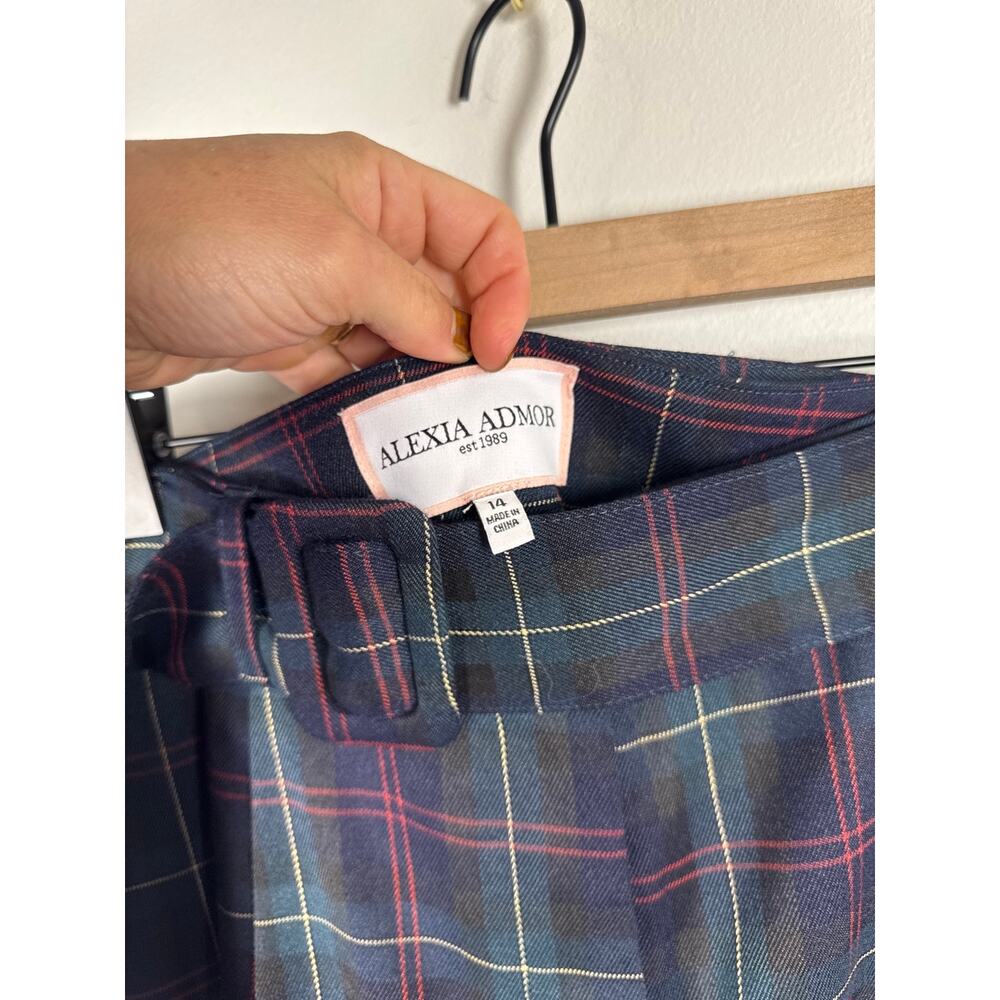 Alexia Admor Janna Longline Plaid Suit Set (2 Piece), Size 14 NWT - Picture 7 of 8